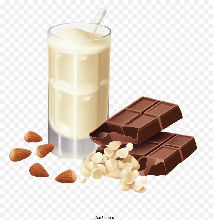 молочный шоколад，молоко PNG
