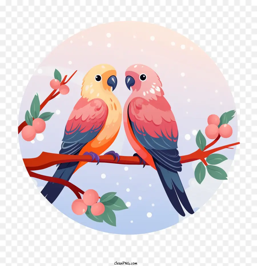 любовь птицы，Попугай PNG