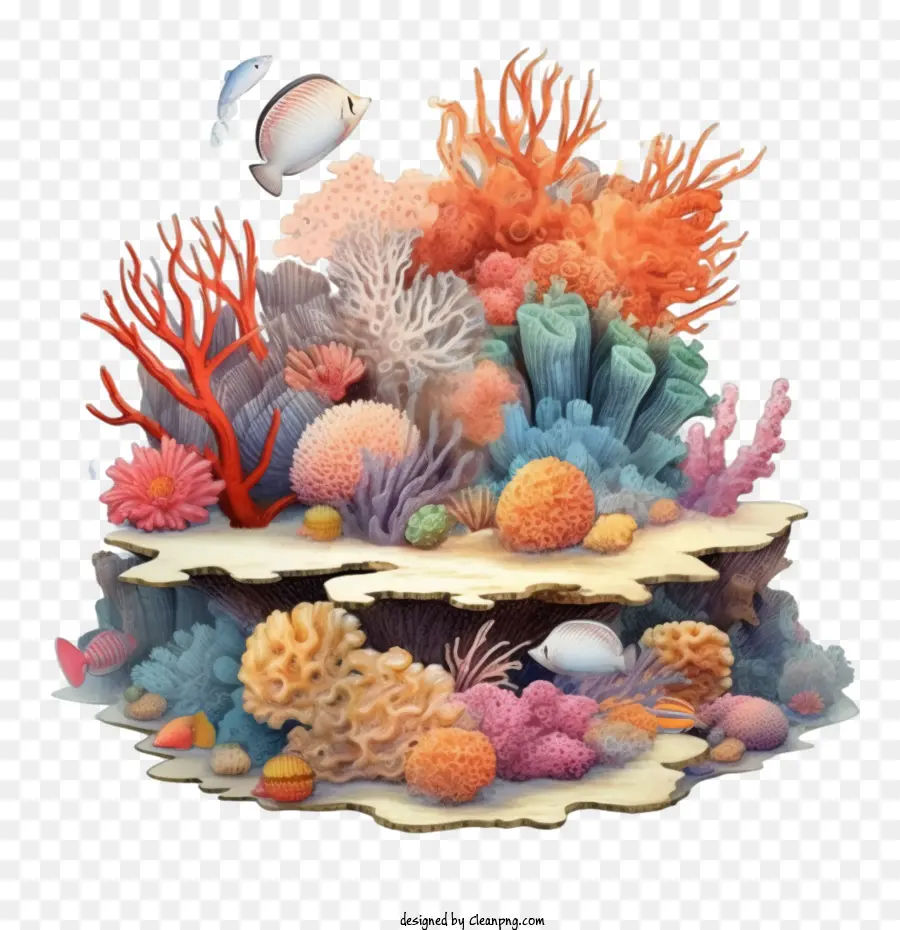 коралловые рифы，Коралловый риф PNG
