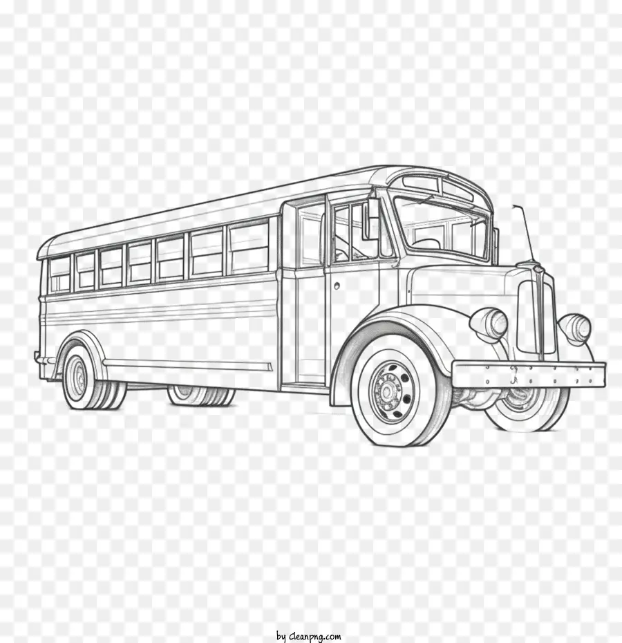Школьный автобус，автобус PNG