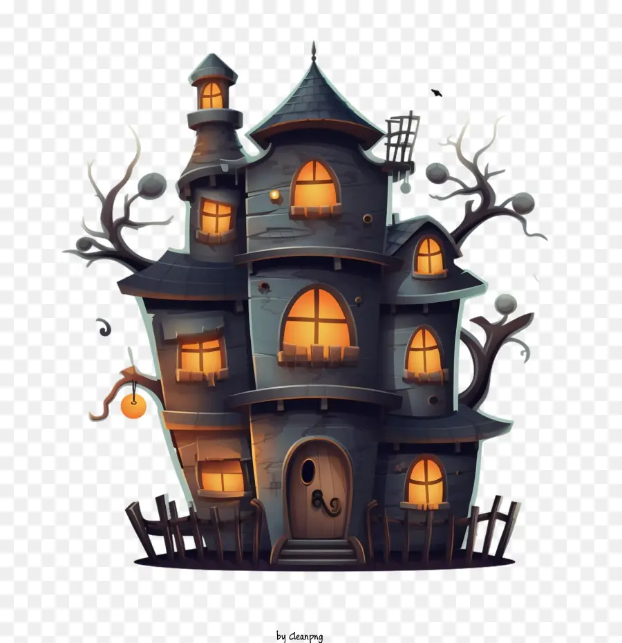 Дом с привидениями，страшный дом PNG