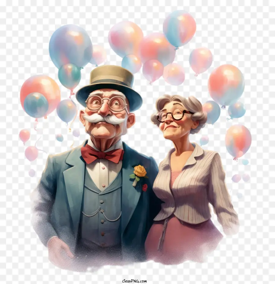 воздушные шары，День дядя и тети PNG