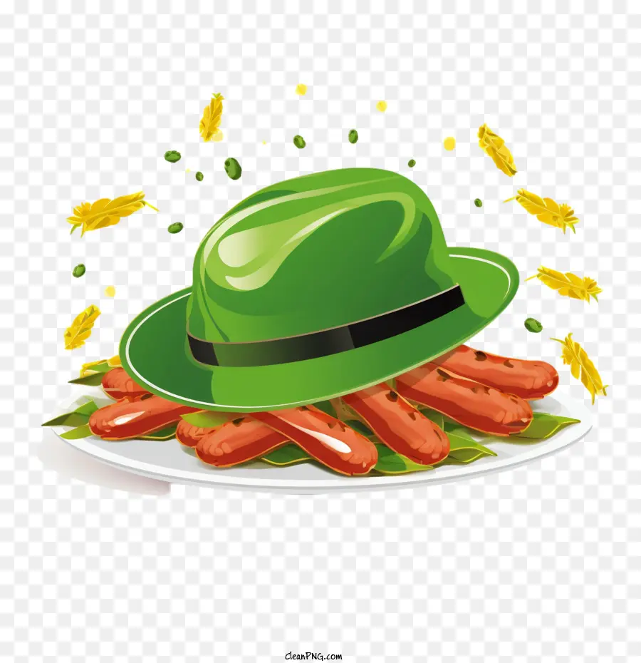 Октоберфест，Зеленая Шляпа PNG