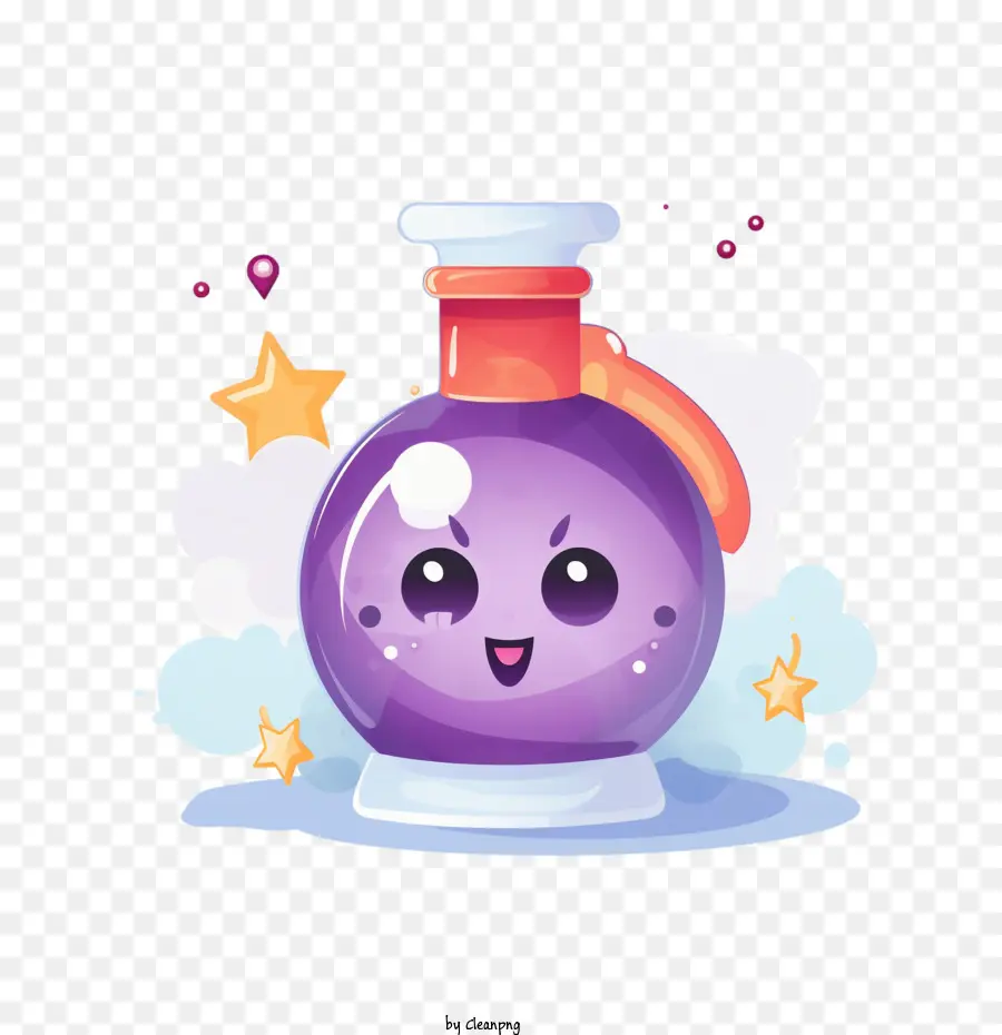 Зелье，Фиолетовая бутылка PNG
