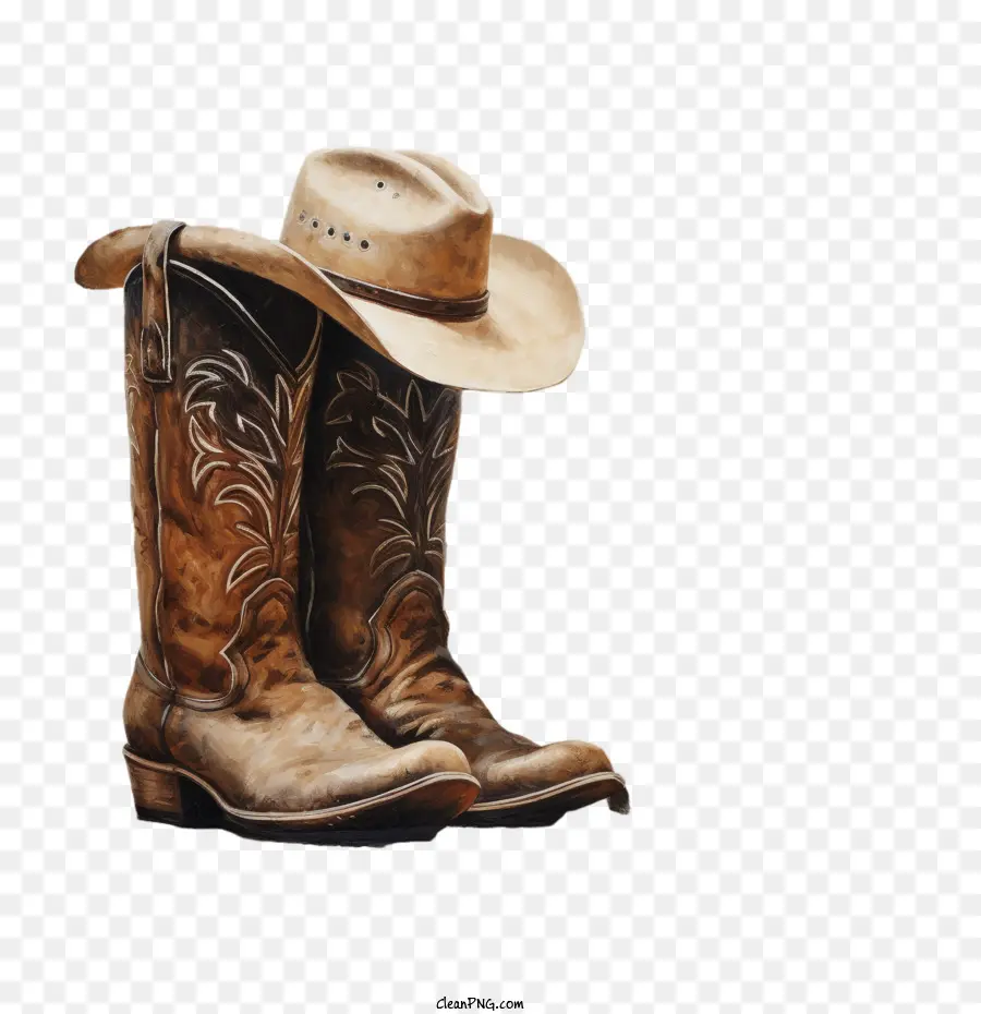 сапоги，Cowboy Boots PNG