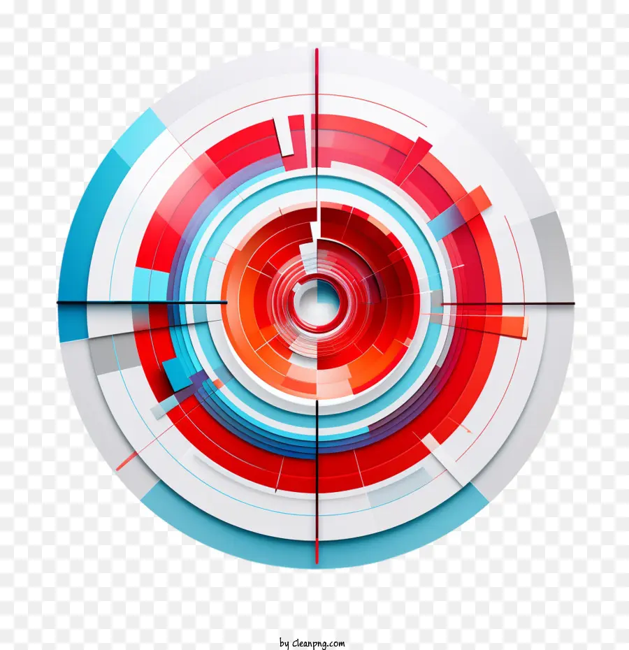 Target，Красные и синие круги PNG