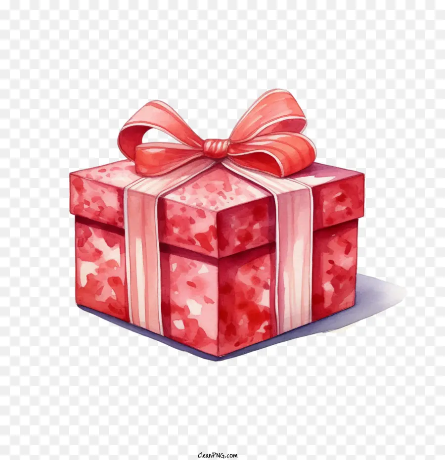 Красная подарочная коробка，подарочная коробка PNG
