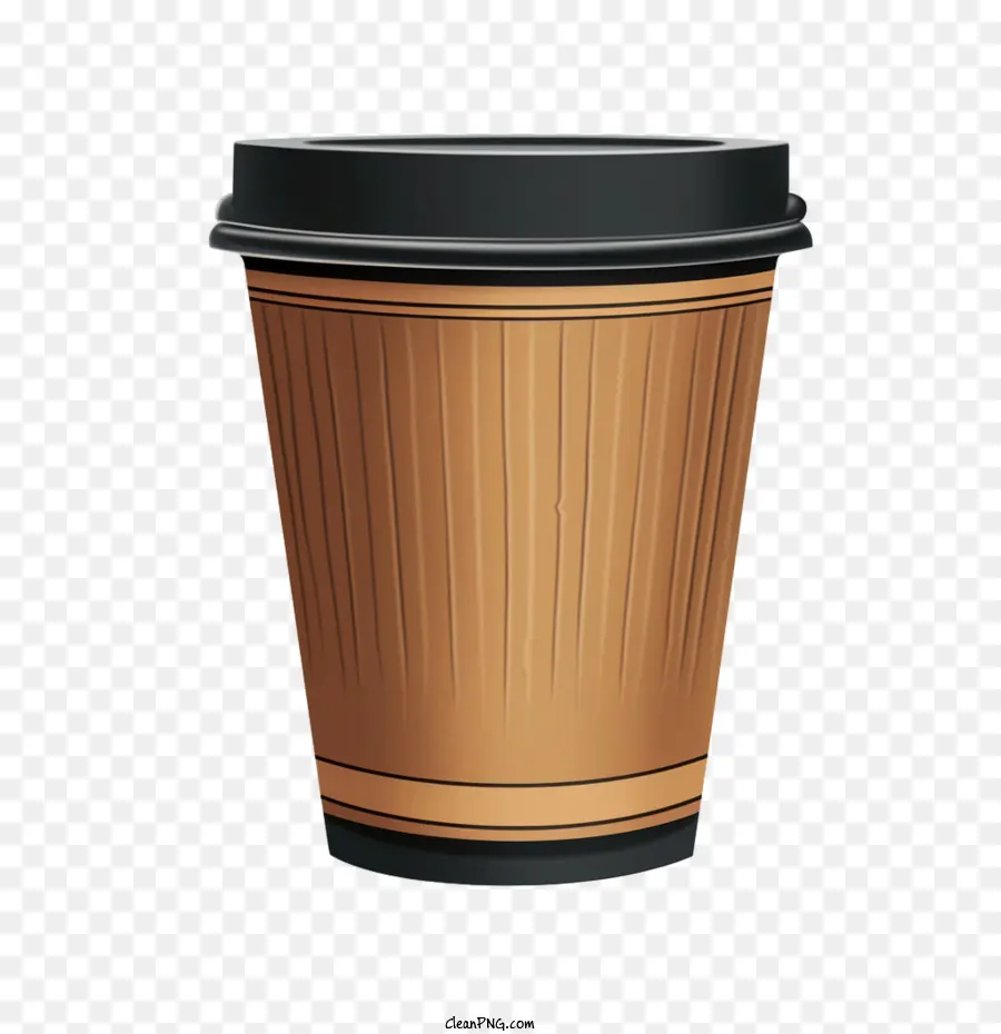 бумажная кофейная чашка，Кофейная чашка коричневой бумаги PNG