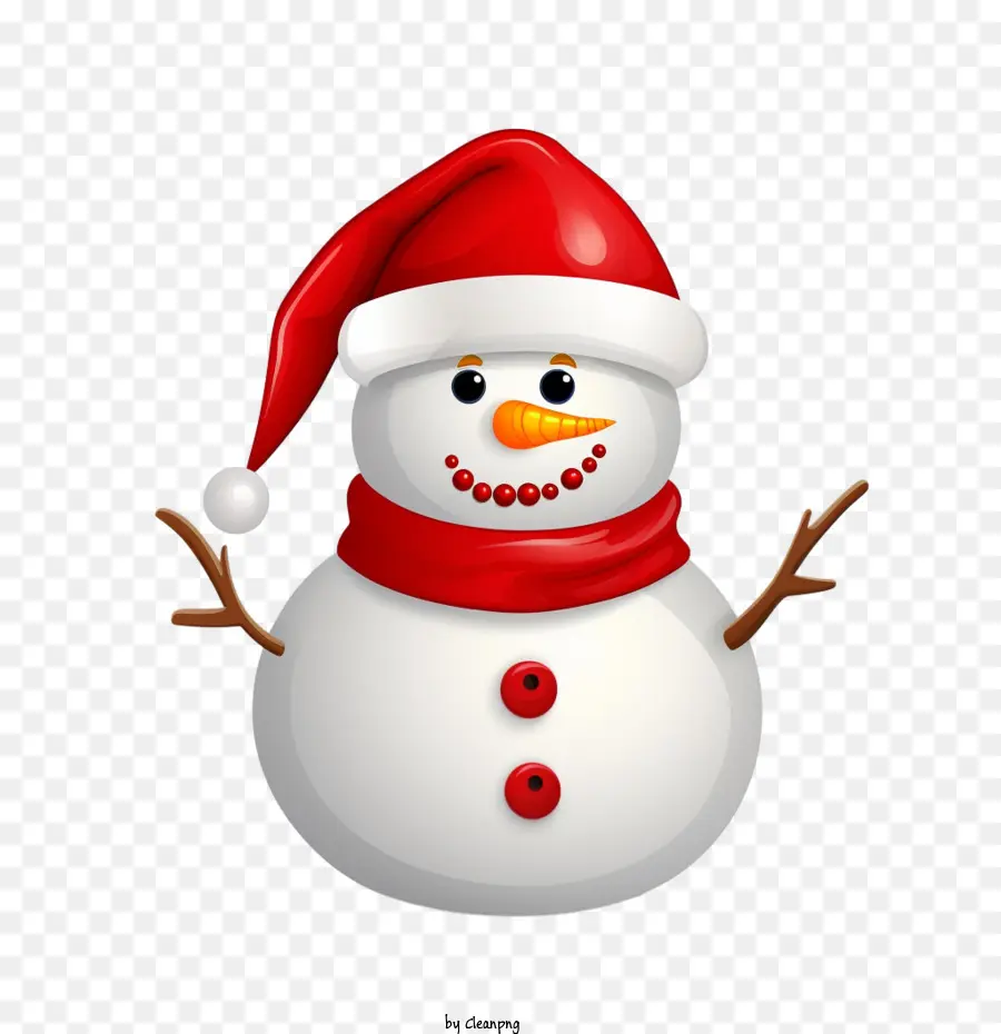 Снеговик，Санта Клаус PNG