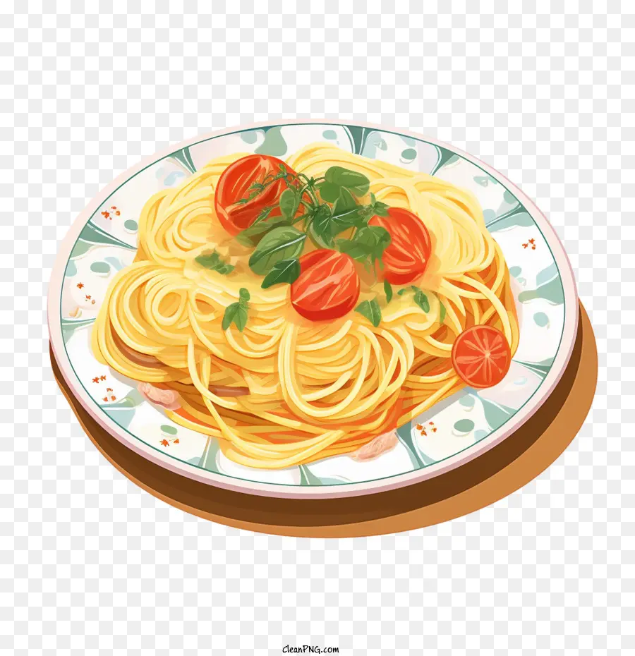 Спагетти，помидоры PNG
