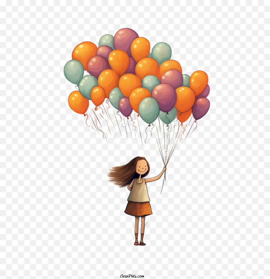 Национальное счастье происходит день，воздушные шары PNG