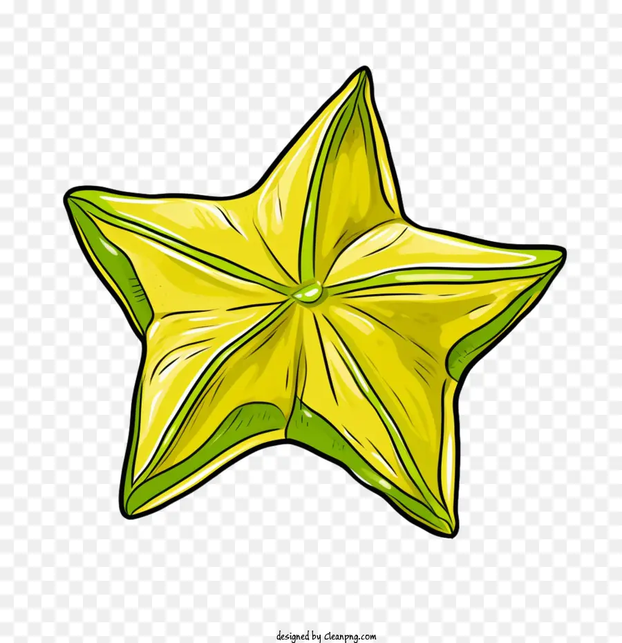 карамбола，Зеленая звезда PNG