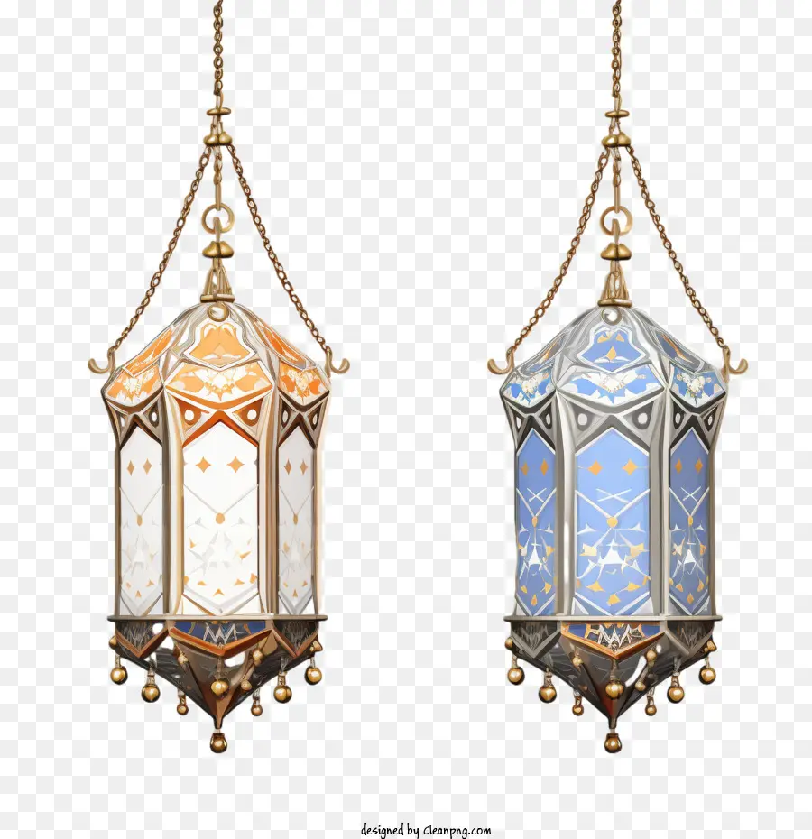 Исламская лампа，Люстра PNG