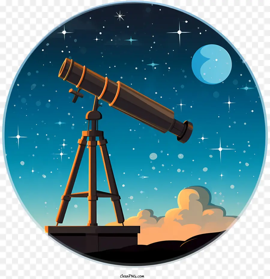 День Астрономии，телескоп PNG