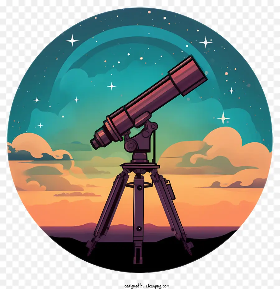 День астрономии，астрономический телескоп PNG
