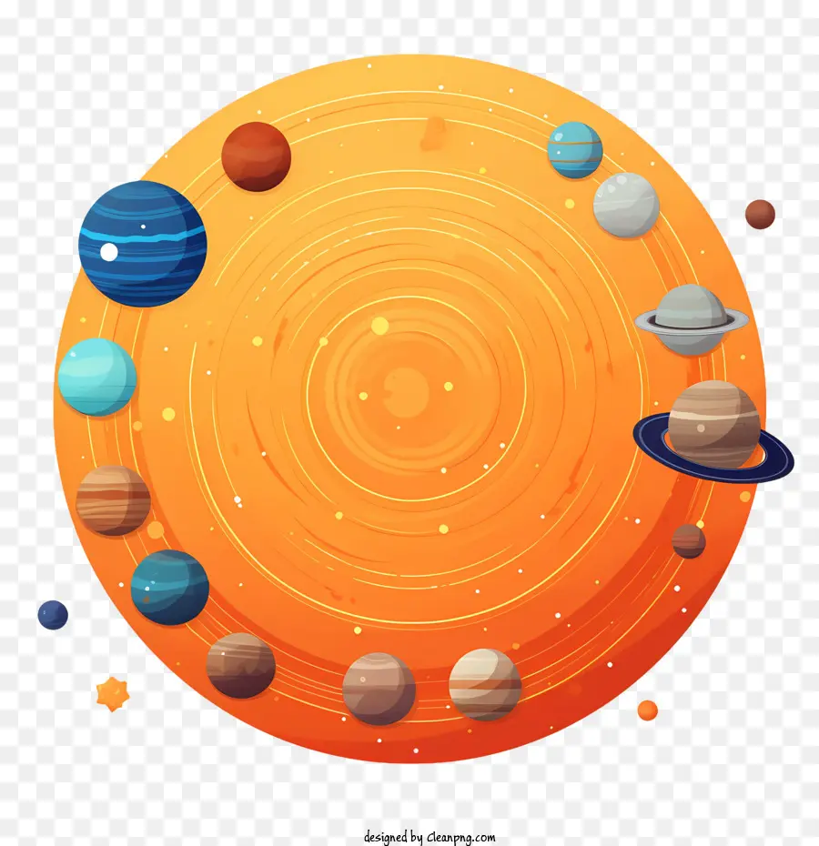 День Астрономии，планет PNG