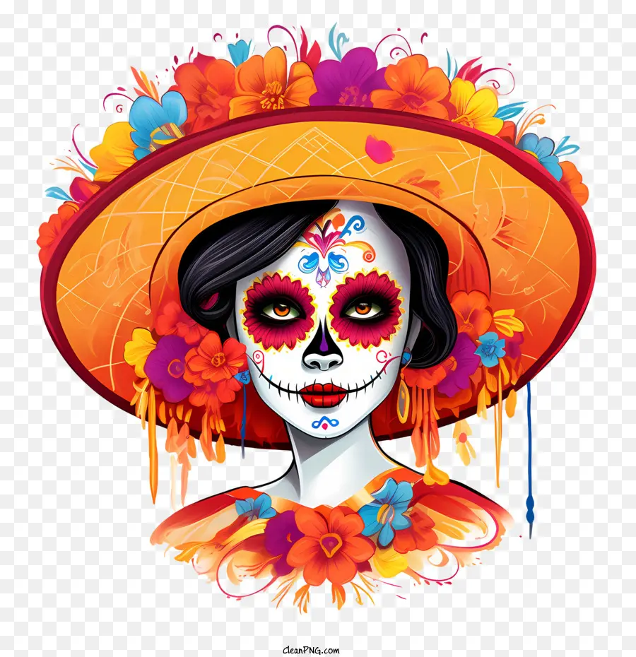 диа де лос Muertos，день мертвых PNG