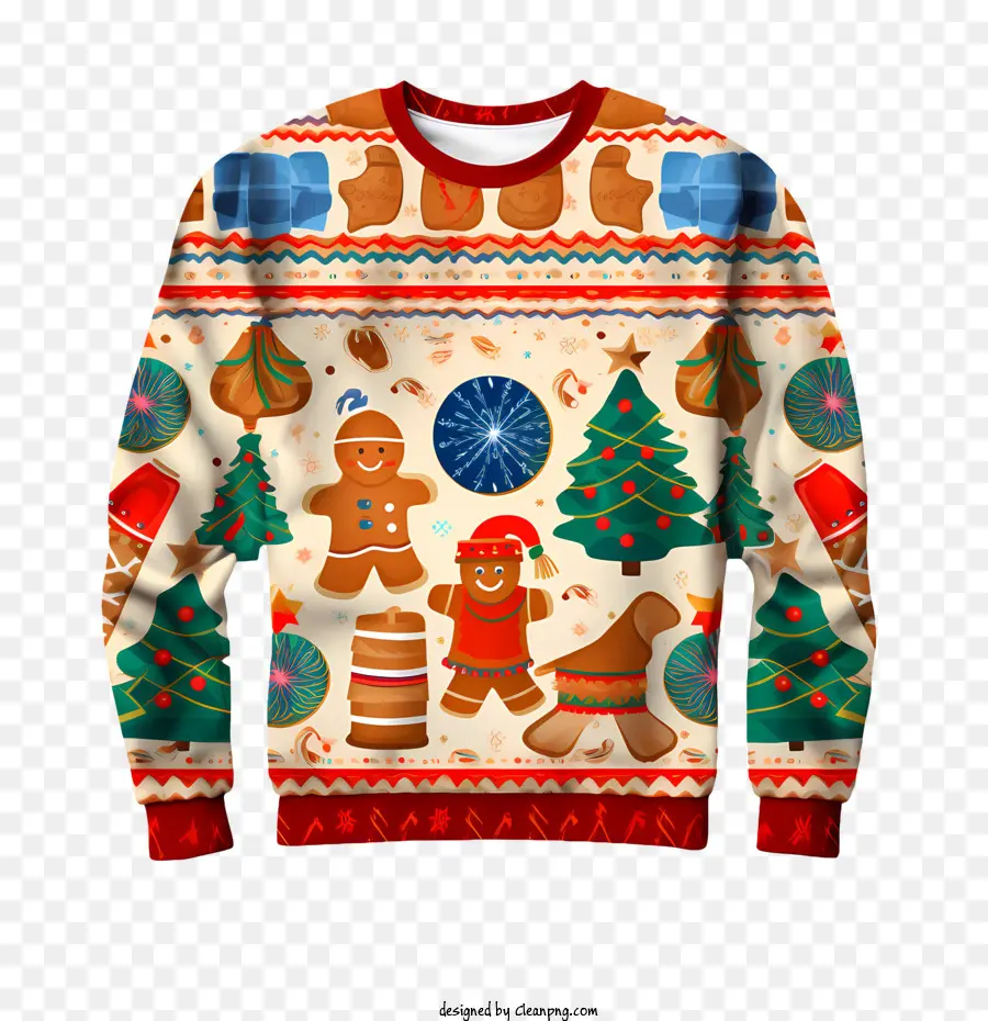 уродский день свитер，Рождество PNG