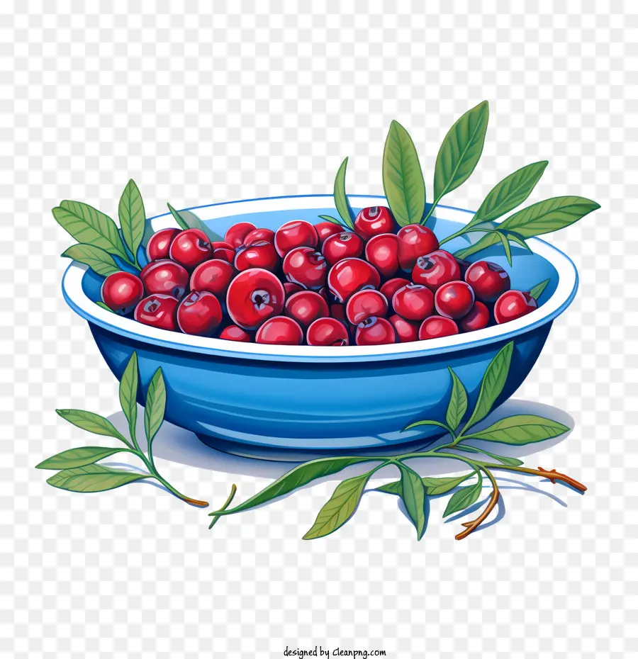 Красная клюква，Berries PNG