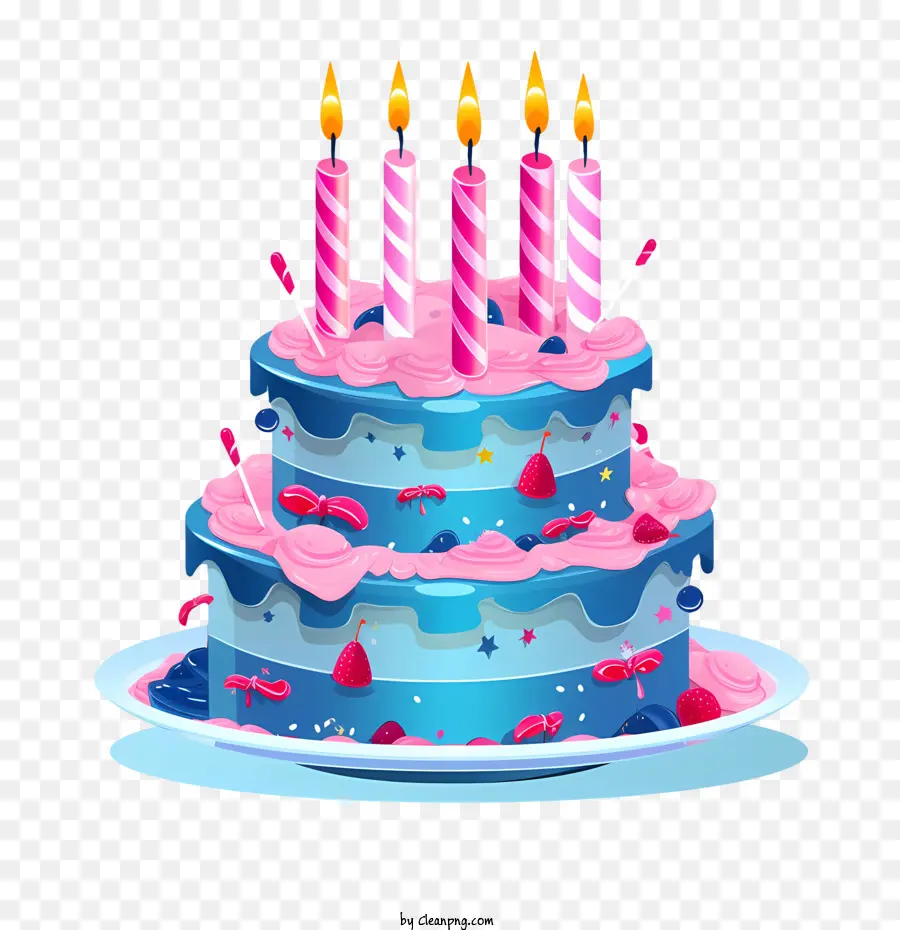 День рождения Торт，розовый PNG