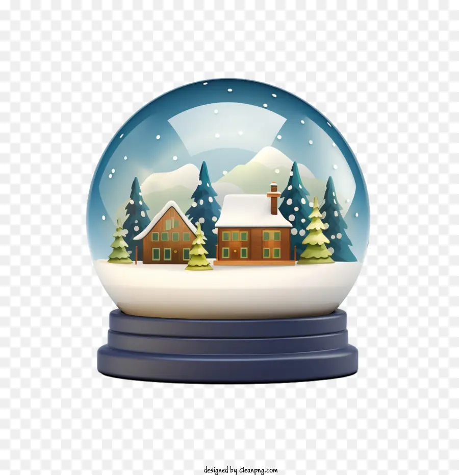 Рождественский снежный мяч，дать ему тепло PNG