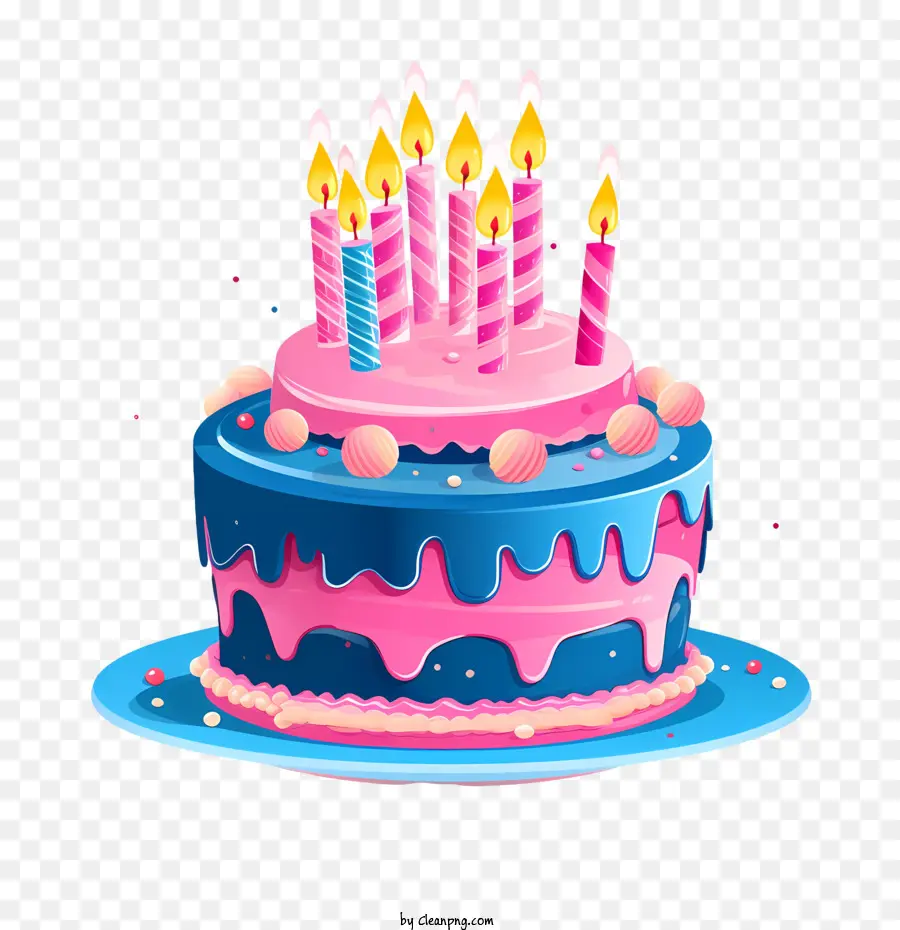 День рождения Торт，розовый PNG