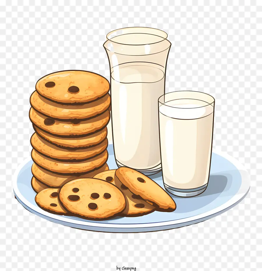 печенье и молоко，Cookies PNG