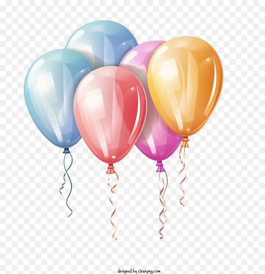 Цвет глянцевые воздушные шары，воздушные шары PNG