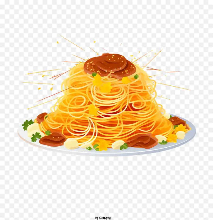Спагетти，Паста PNG