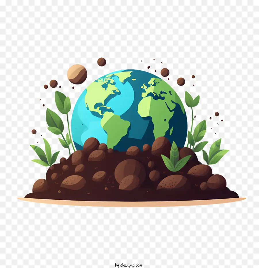 Всемирный день почв，планета Земля PNG