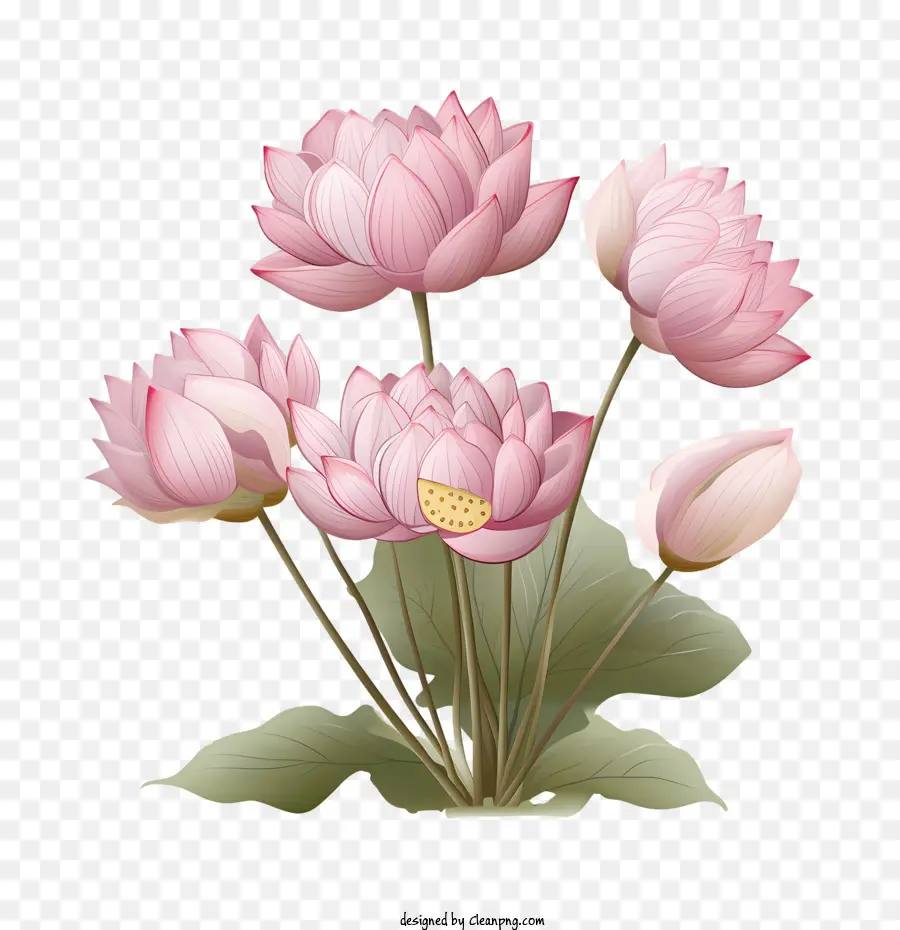 Цветок Лотоса，розовый PNG