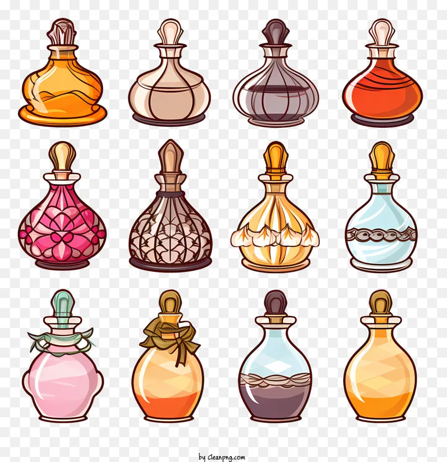 Perfume Bottle，Флаконы PNG