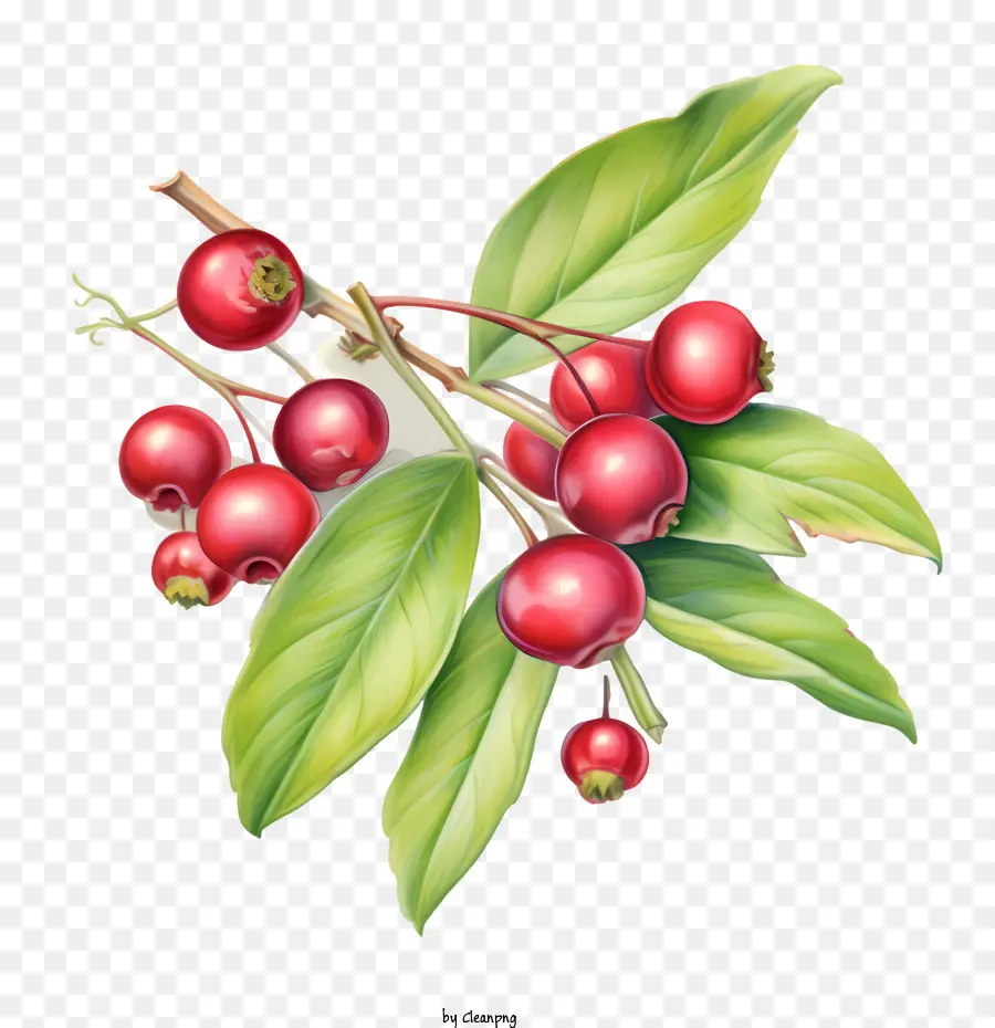 Cranberries，Berries PNG