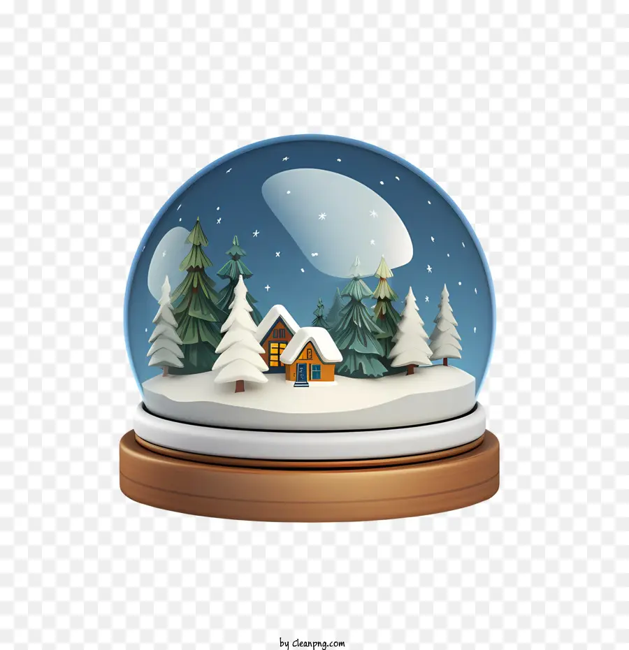 Рождественский снежный мяч，Рождество снежный шар PNG