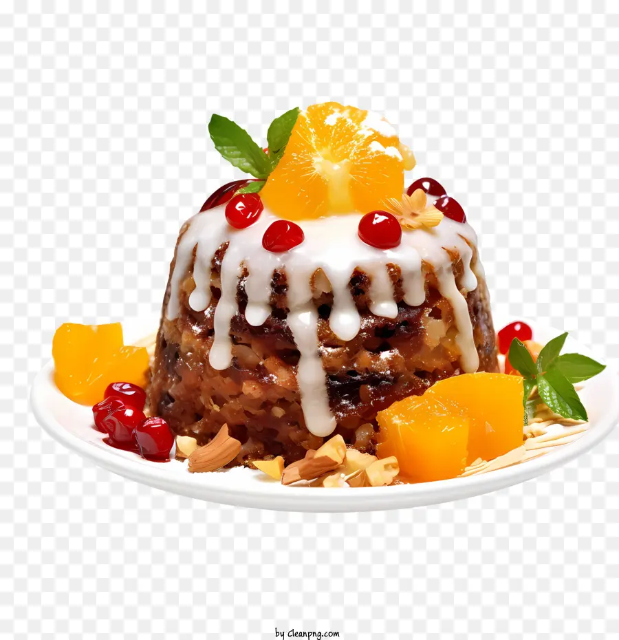 Рождественский пудинг，Fruitcake PNG
