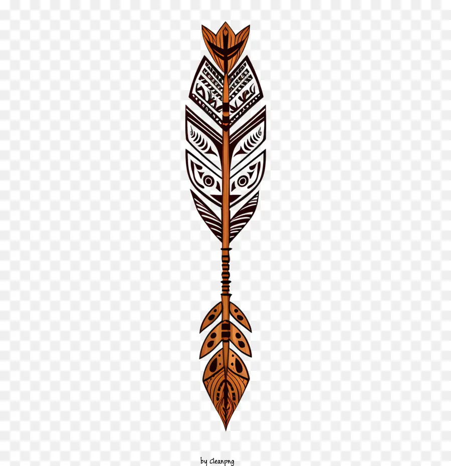 деревянная стрела，племенной стрелка PNG