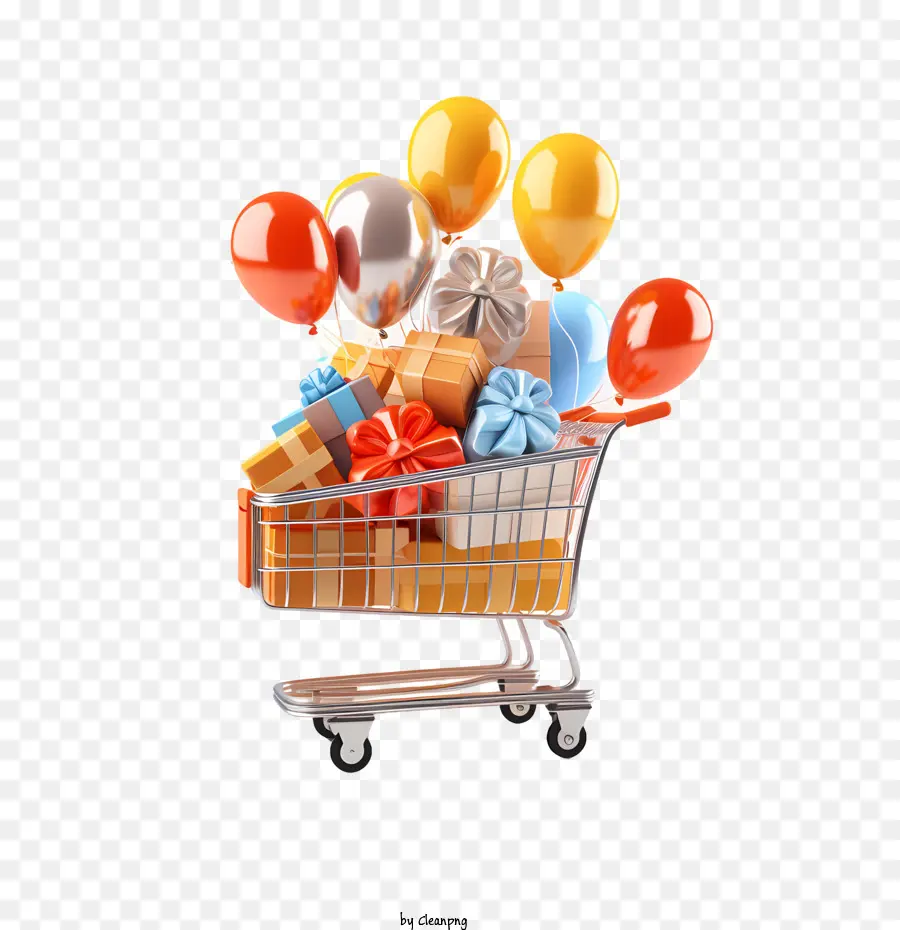 черная пятница，Shopping Cart PNG