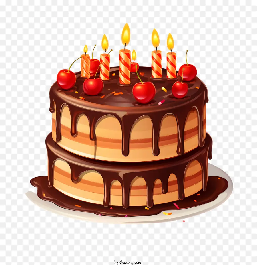 День рождения Торт，Шоколадный торт PNG