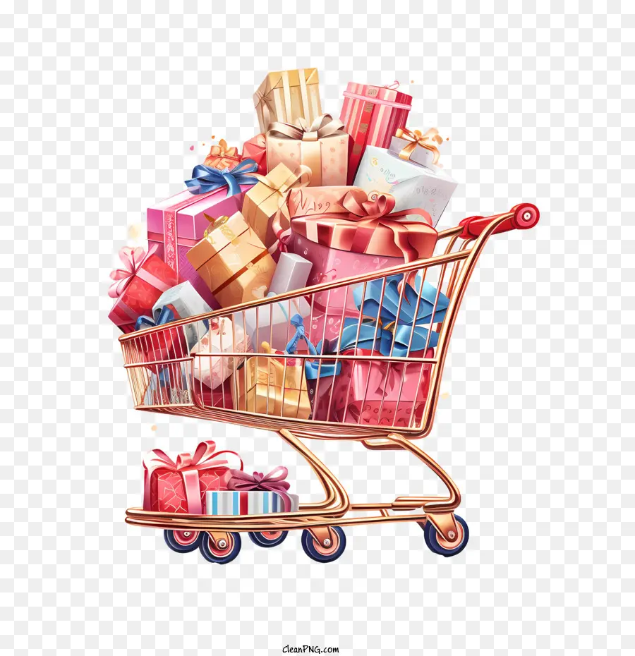 черная пятница，Shopping Cart PNG