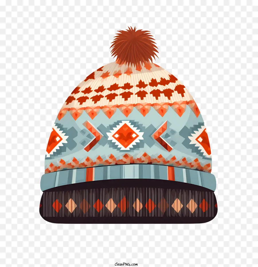 вязаная шапка，зимняя шапка PNG
