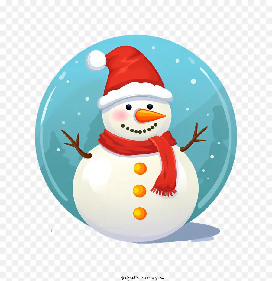 Снеговик，Санта Клаус PNG