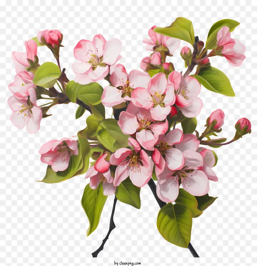яблоневый цвет，весна PNG