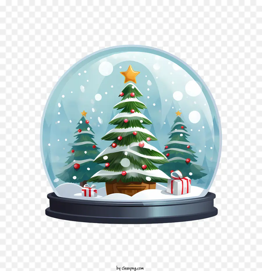 Рождественский снежный мяч，Рождество PNG