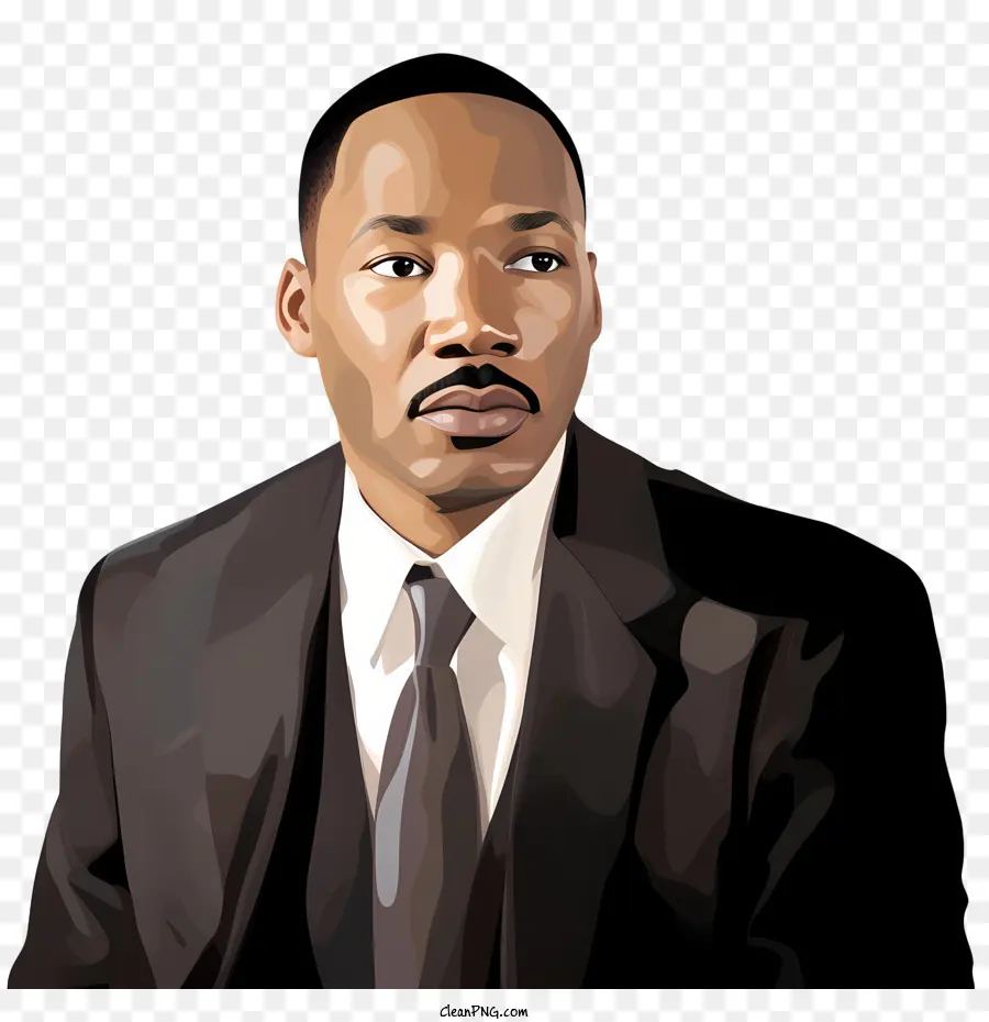 Мартин Лютер Кинг，активист гражданских прав PNG