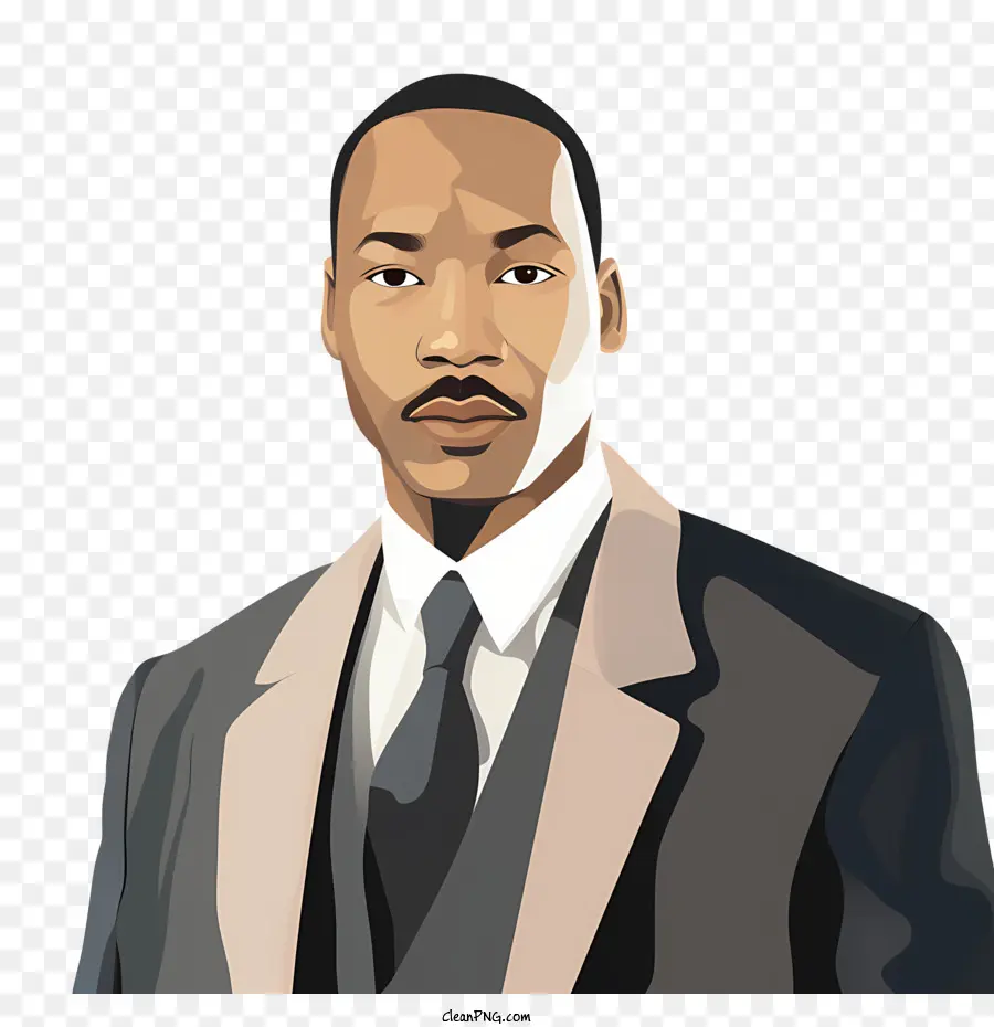 Мартин Лютер Кинг，мужчина PNG