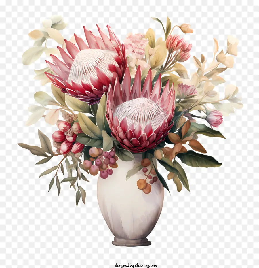 цветок протея，Bouquet Of Flowers PNG