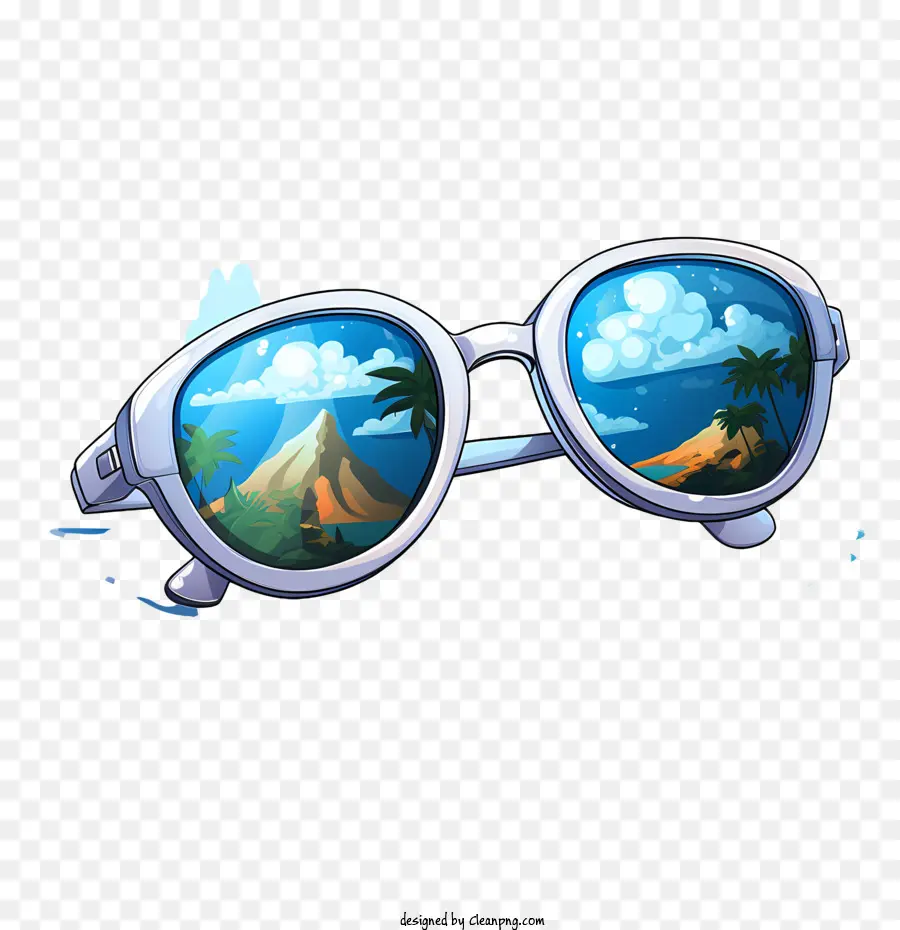 Солнцезащитные очки，Горы PNG