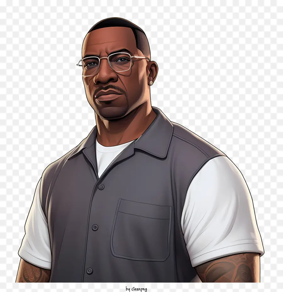 Grand Theft Auto персонаж，Black Man PNG