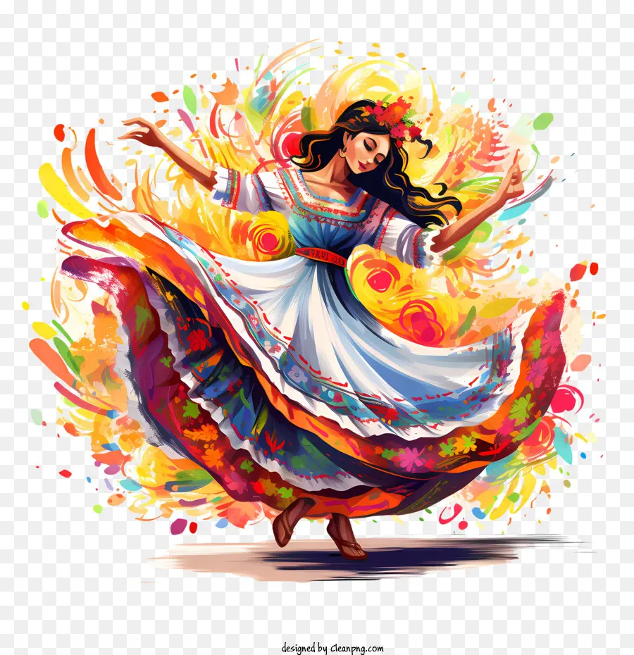 День независимости Мексики，Танец PNG