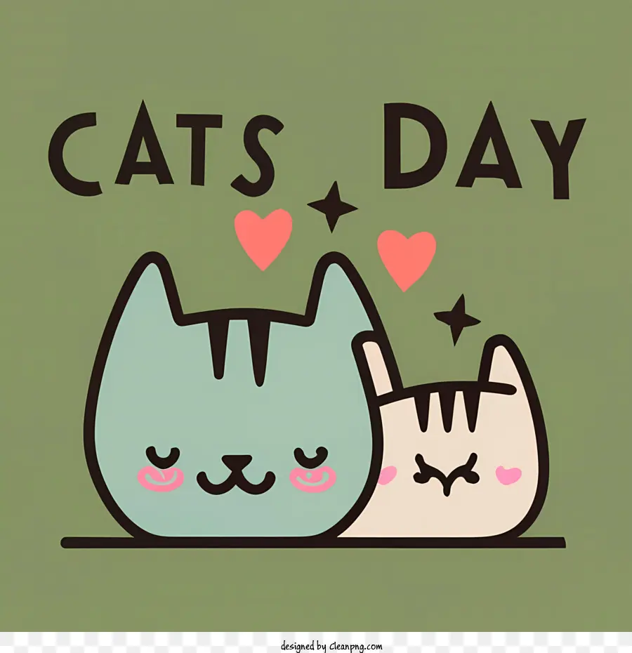 Глобальный день кошек，кошка PNG